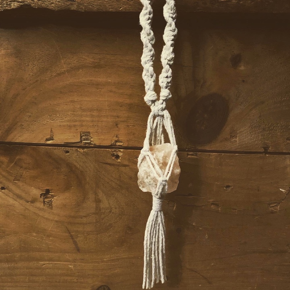 Himalayan Salt Crystal Charm